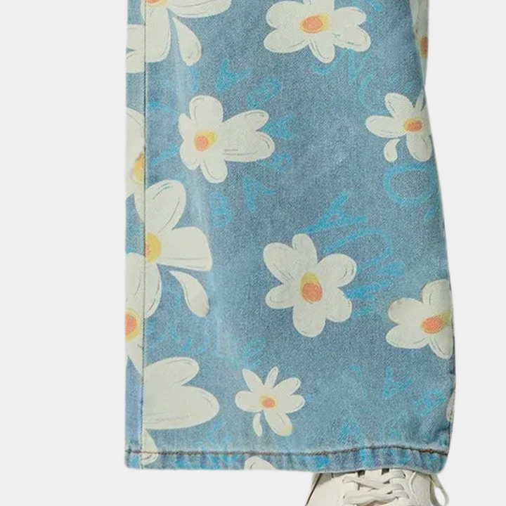 YSEULT - Trendige geblümte Jeans für Damen