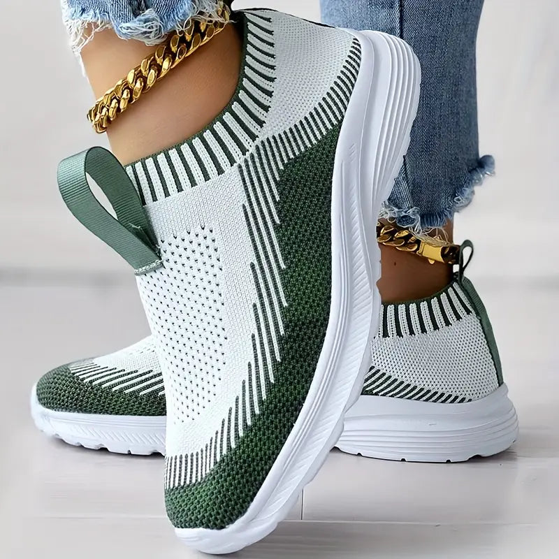 CLAIRE - Freizeit-Sneaker aus Strickmaterial für Damen