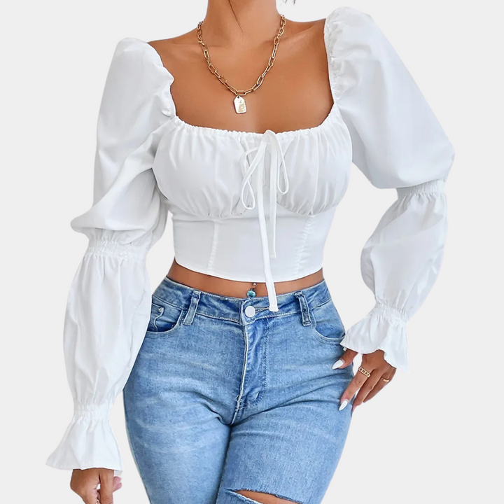 LYSELLE - Trendige Schnürbluse für Damen