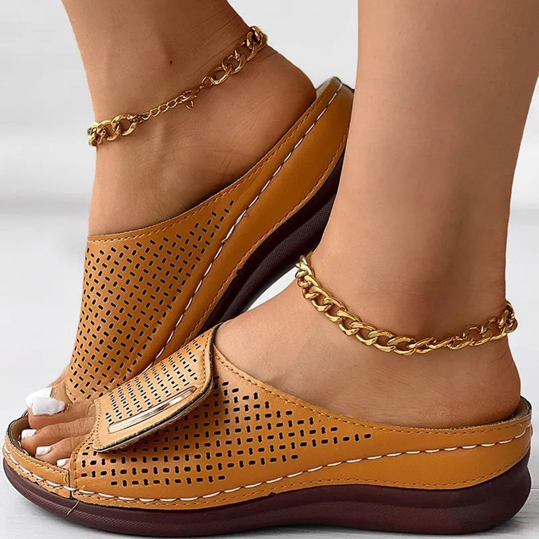 AMAYA - Bequeme Keilsandalen