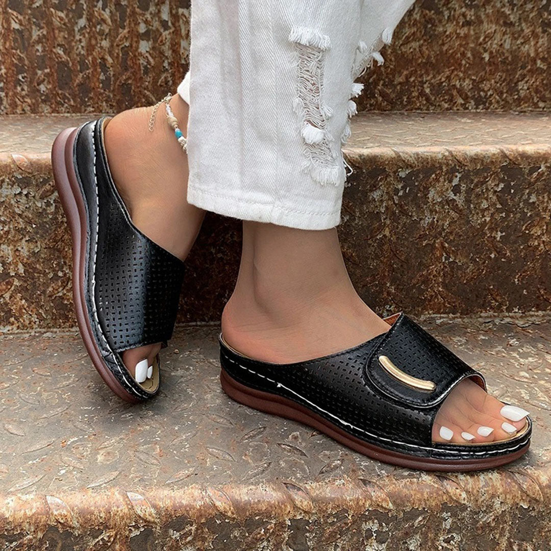 AMAYA - Bequeme Keilsandalen