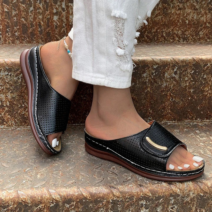 AMAYA - Bequeme Keilsandalen