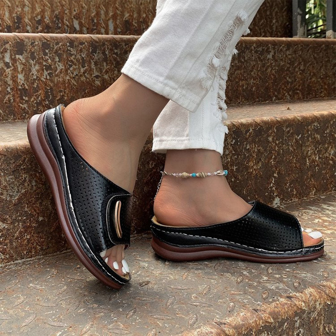 AMAYA - Bequeme Keilsandalen