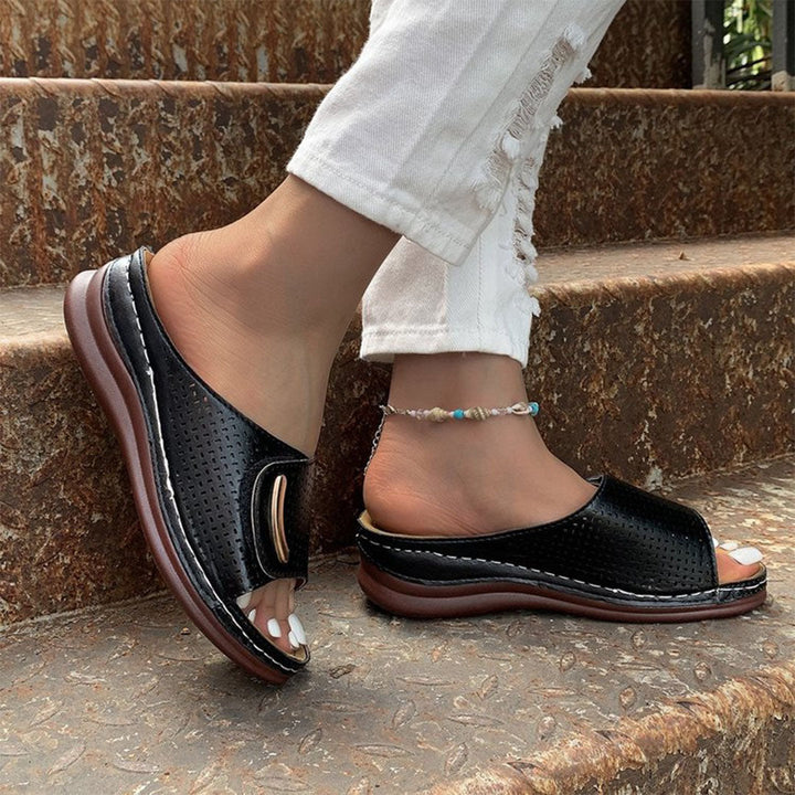 AMAYA - Bequeme Keilsandalen