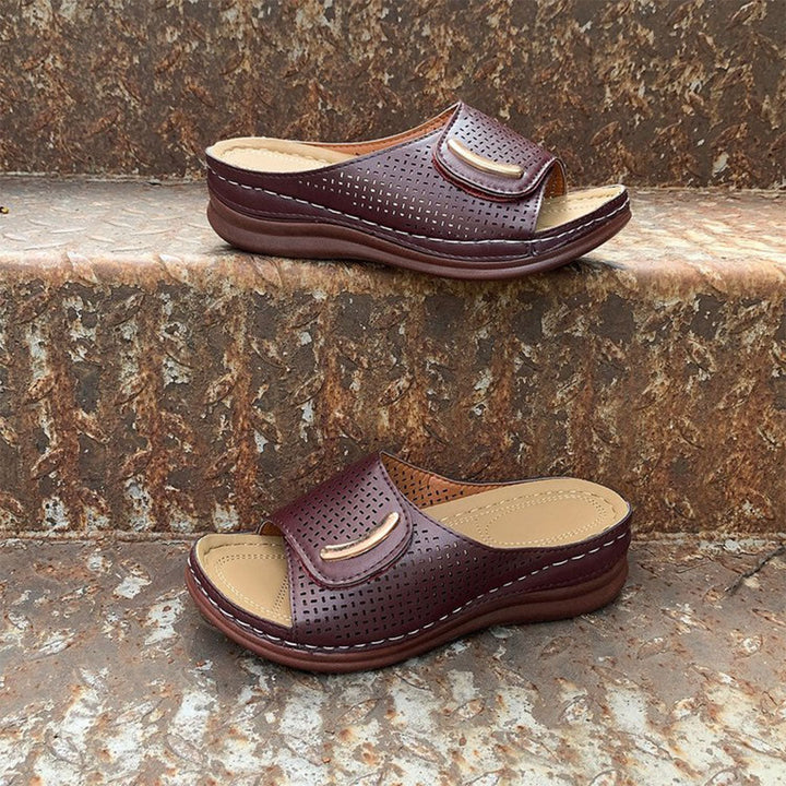 AMAYA - Bequeme Keilsandalen