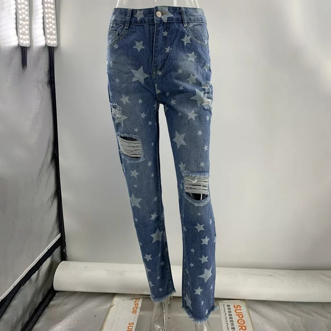 ANETA - Zerrissene Jeans