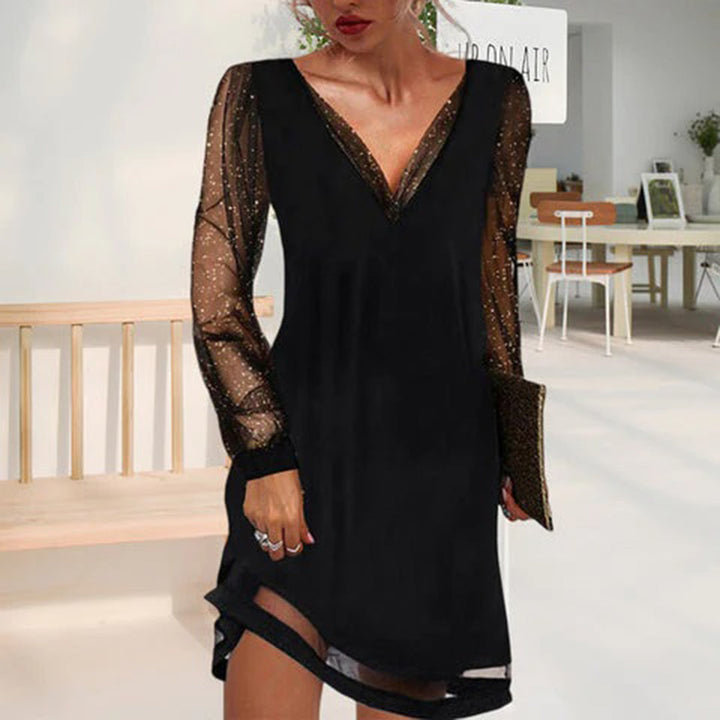 ATHENA - Elegantes kleid mit V-Hals