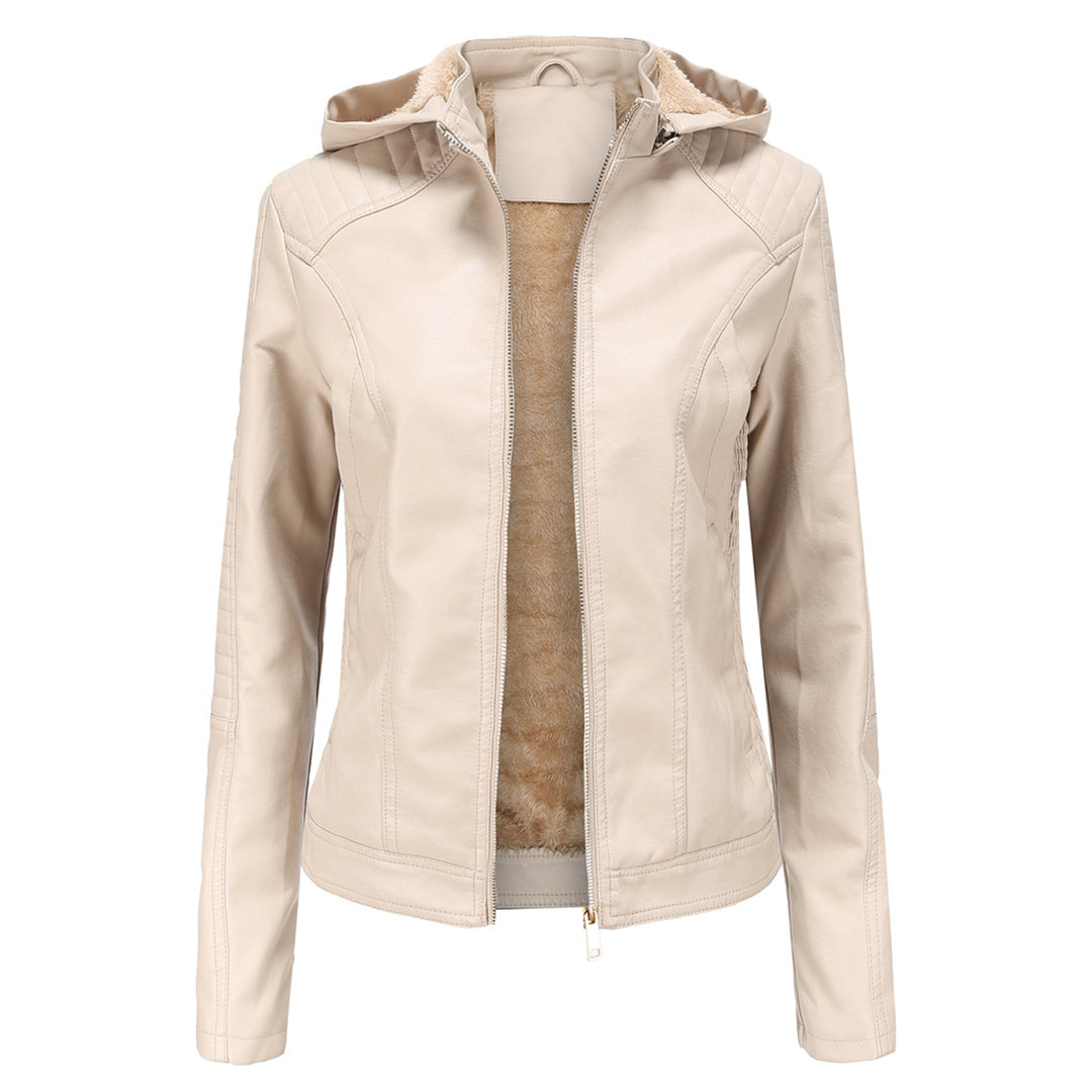 MIRJETE - Stylische lederjacke