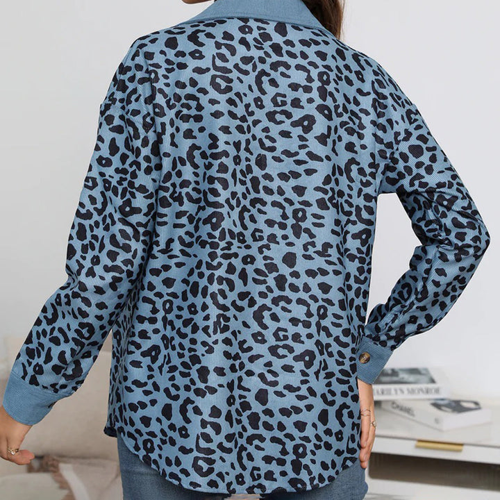 BAILEE - Trendige leopardendruck jacke