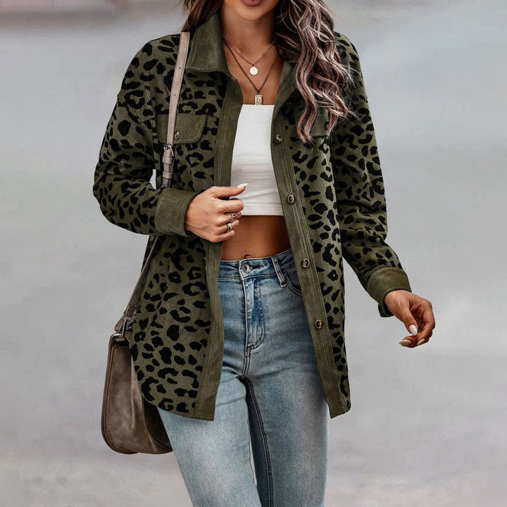 BAILEE - Trendige leopardendruck jacke