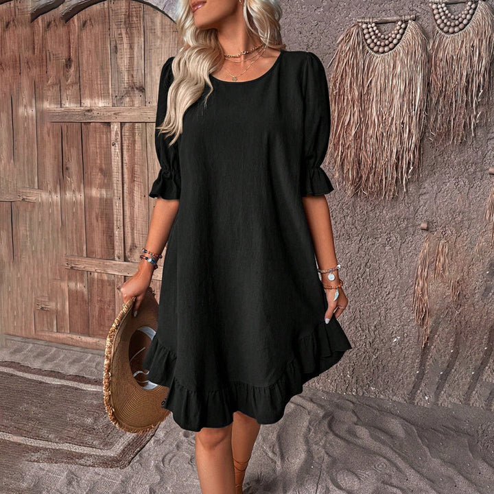 CARISSA - Freizeitkleid mit puffärmeln
