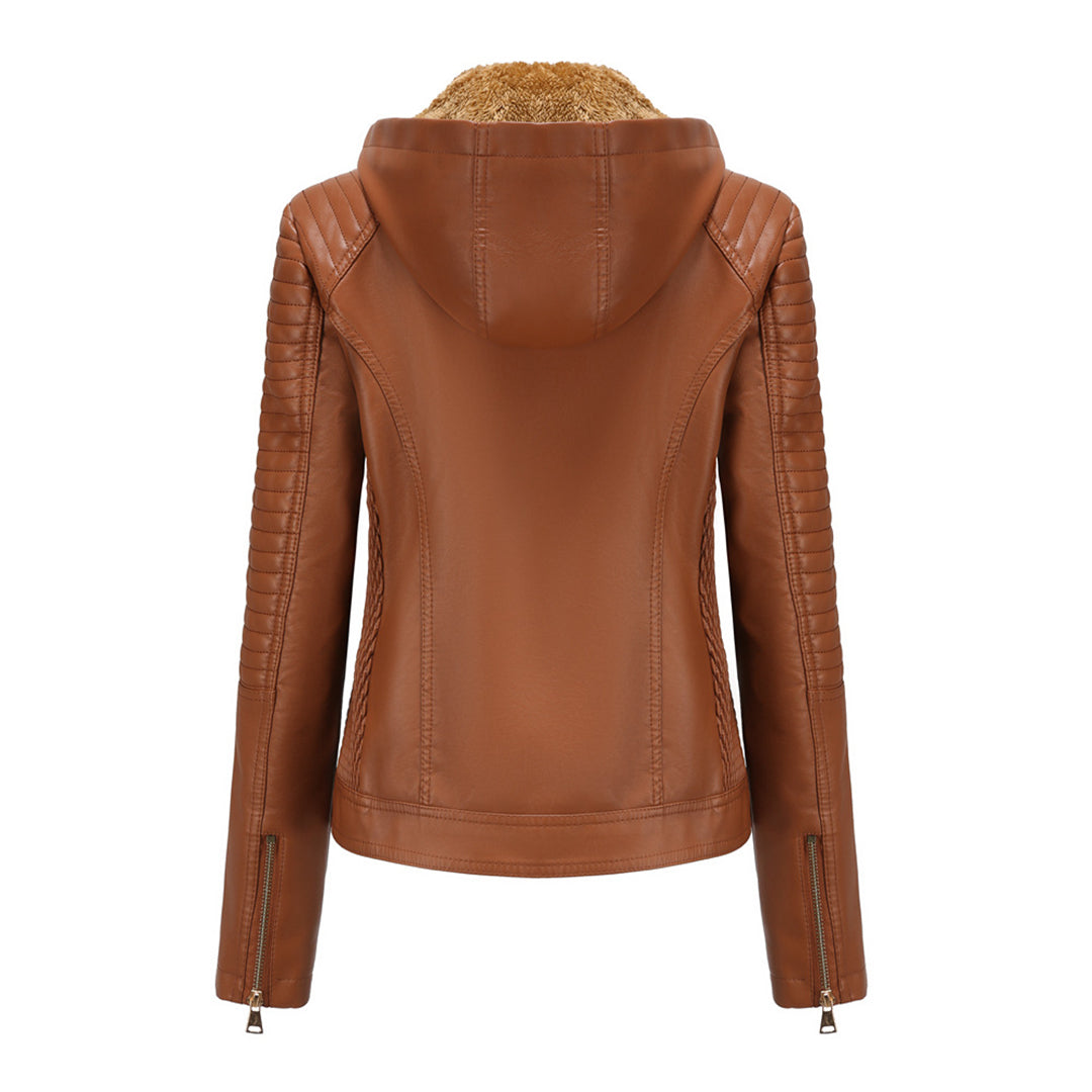 MIRJETE - Stylische lederjacke