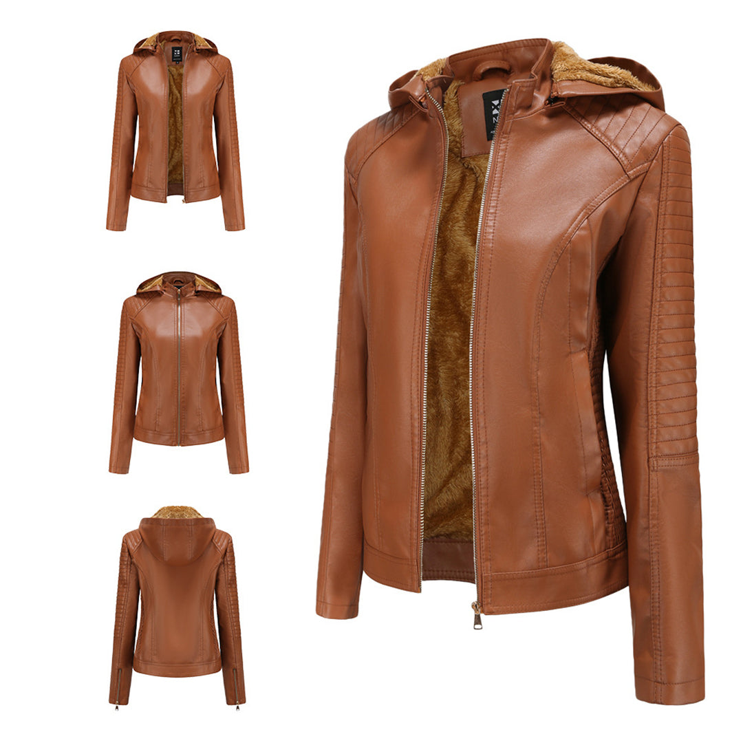 MIRJETE - Stylische lederjacke