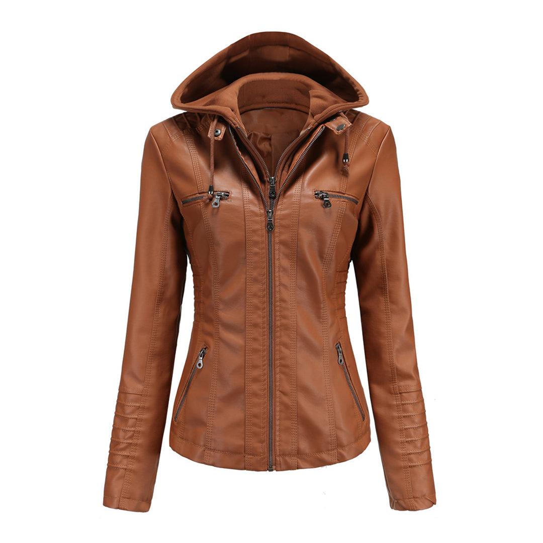 BARBARA - Stylische lederjacke