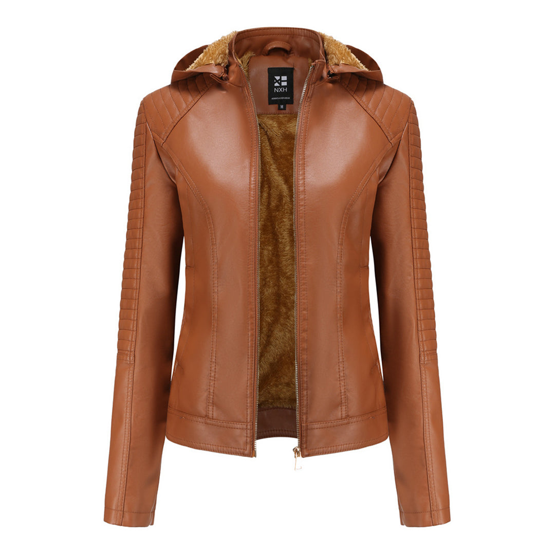 MIRJETE - Stylische lederjacke