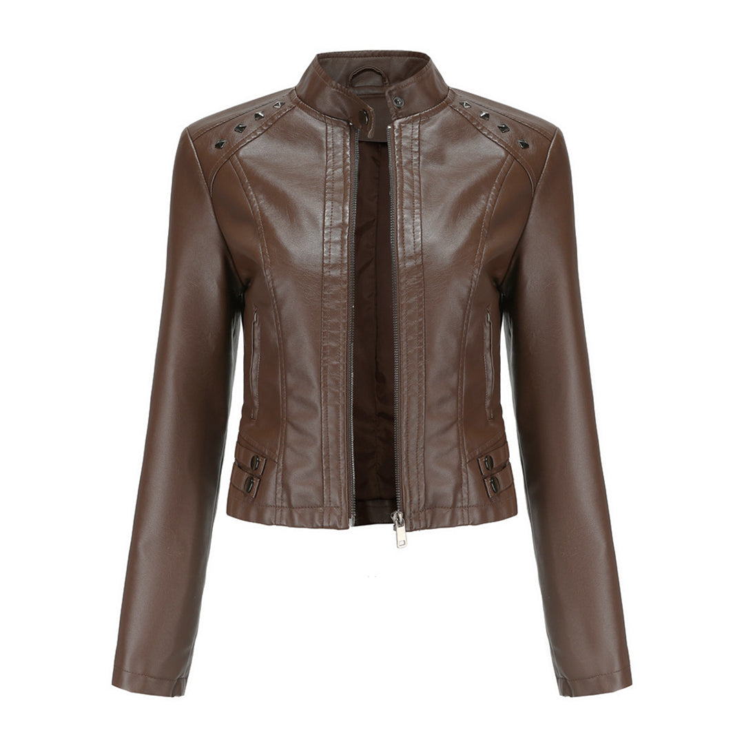 NAJLA - Stylische lederjacke