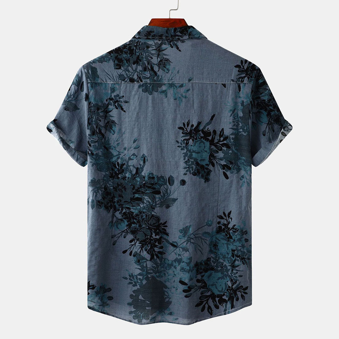 EASTON - Florales hemd für männer