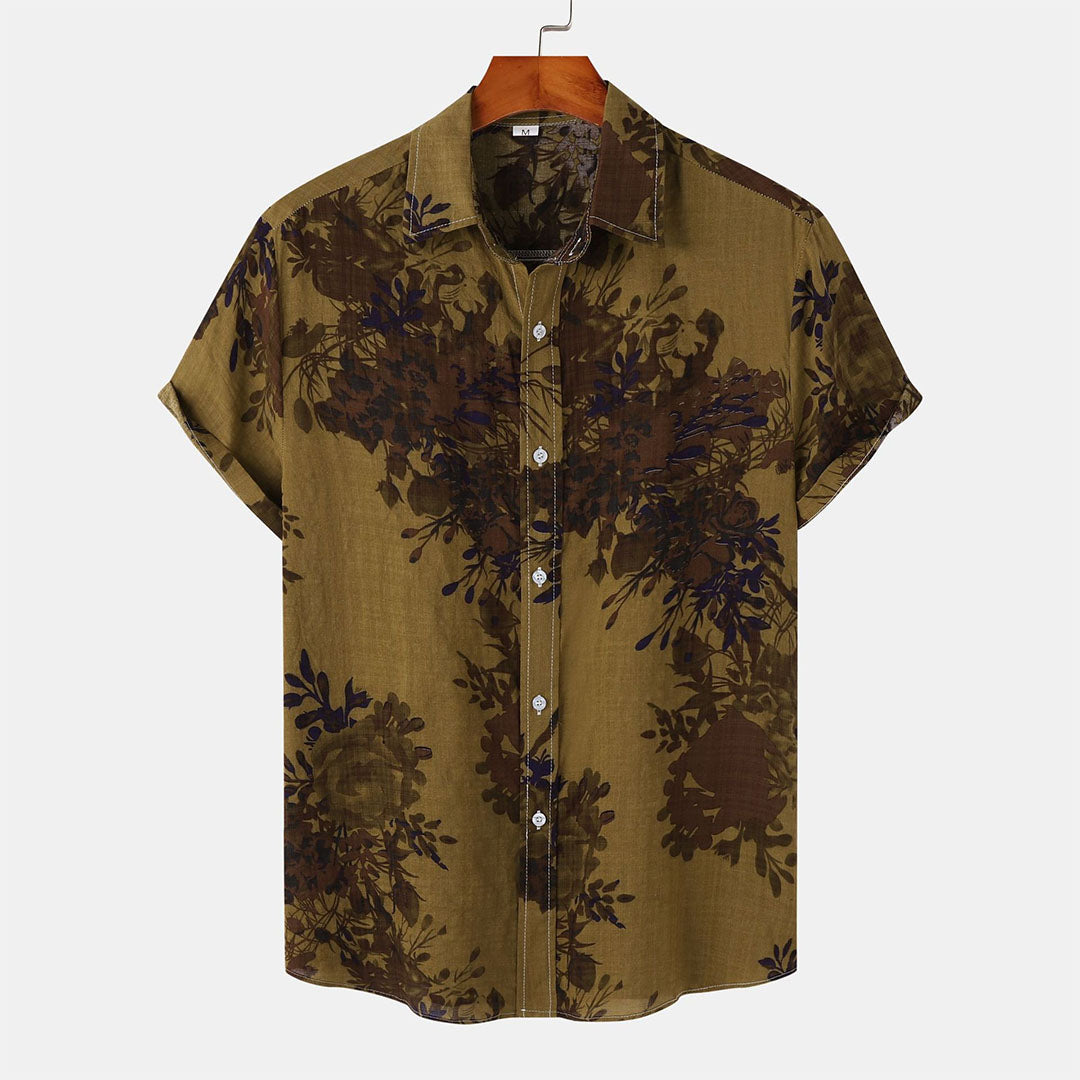 EASTON - Florales hemd für männer