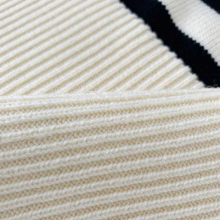 ELENA - Gestreifter rollkragenpullover