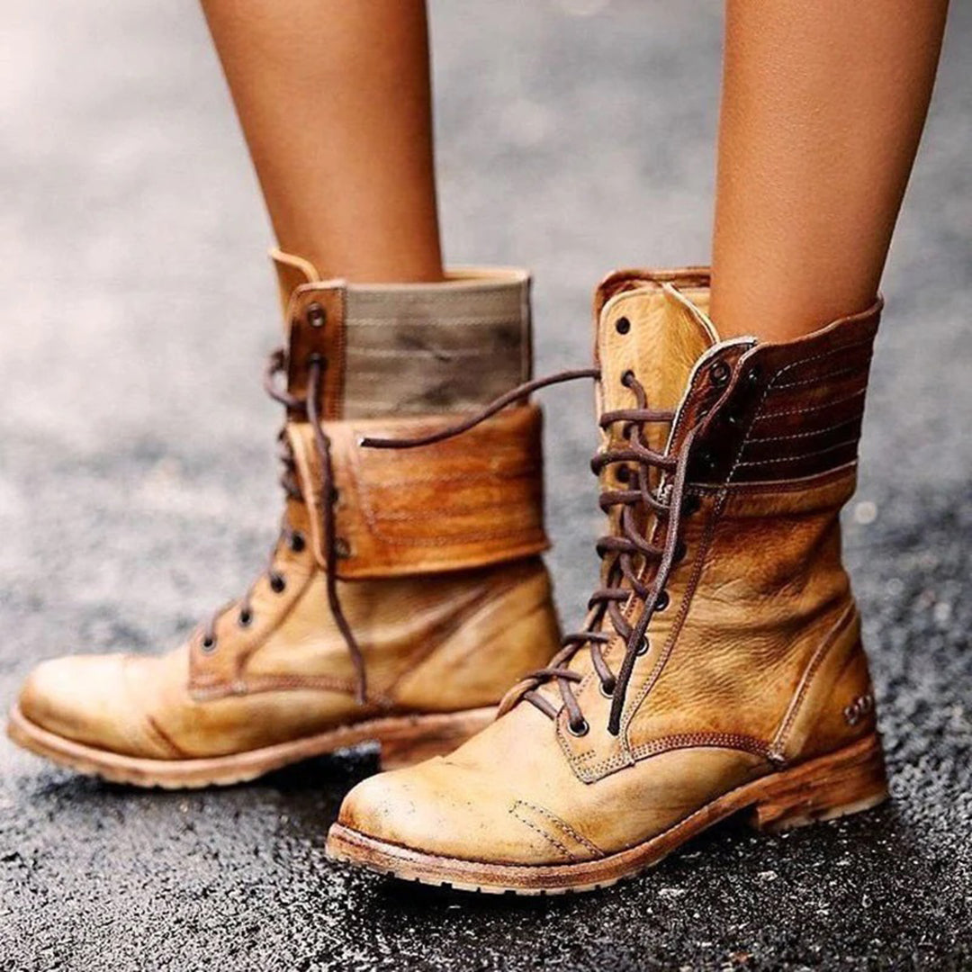 ELENA - Stylische lederstiefel