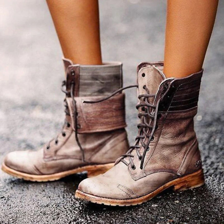 ELENA - Stylische lederstiefel
