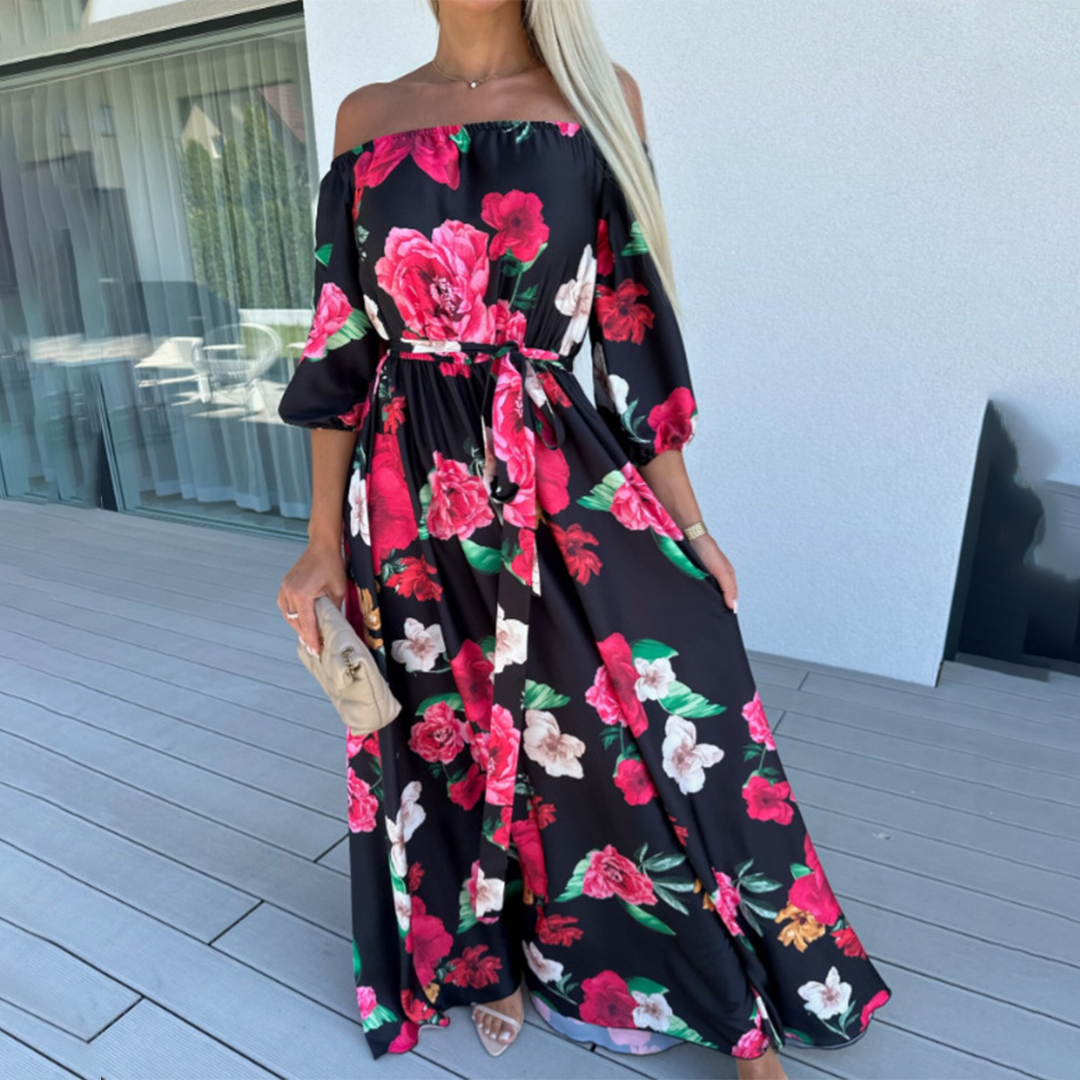 FALLON - Schulterfreies maxikleid