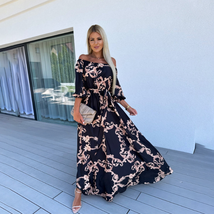FALLON - Schulterfreies maxikleid