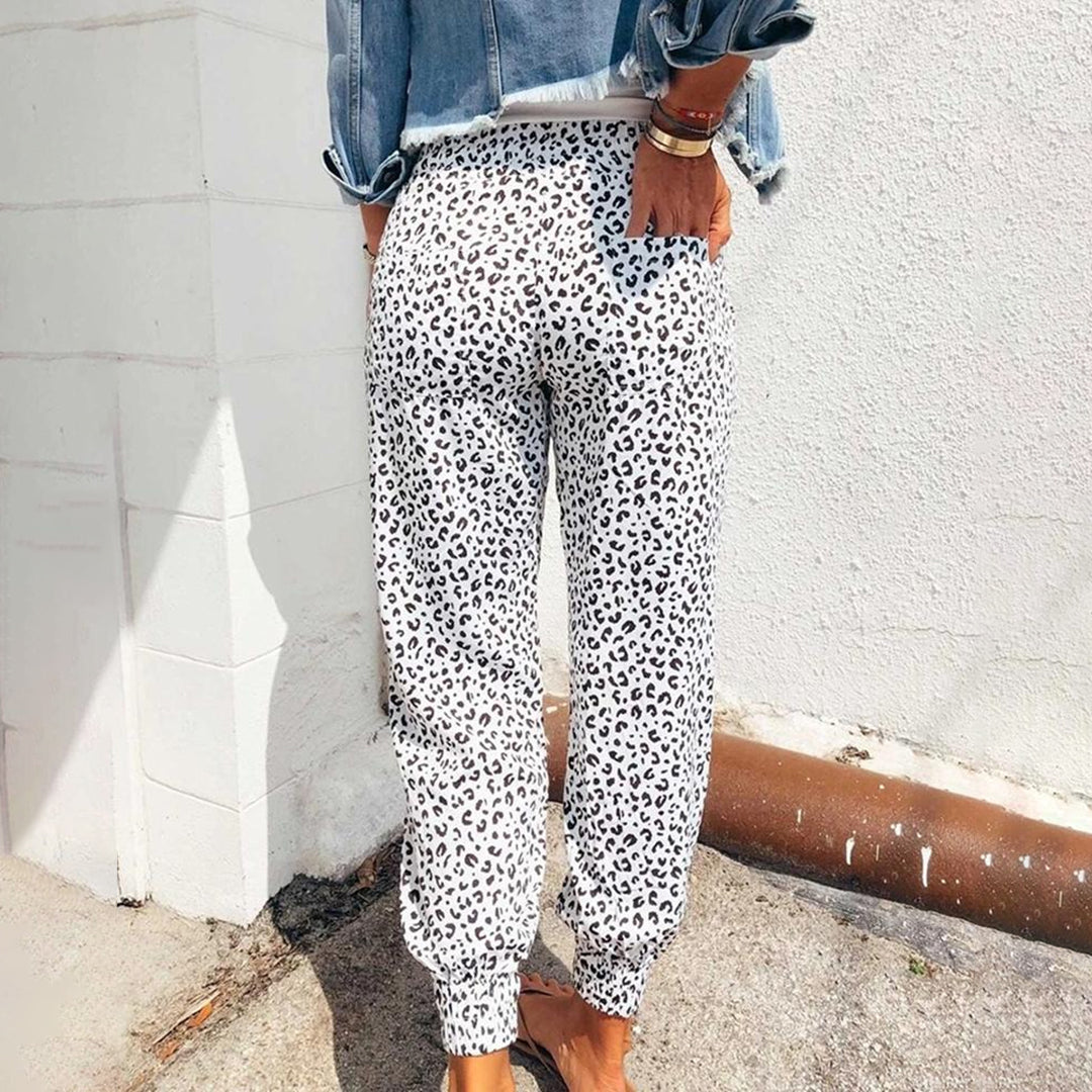 FIONA - Leopardenmuster-hose