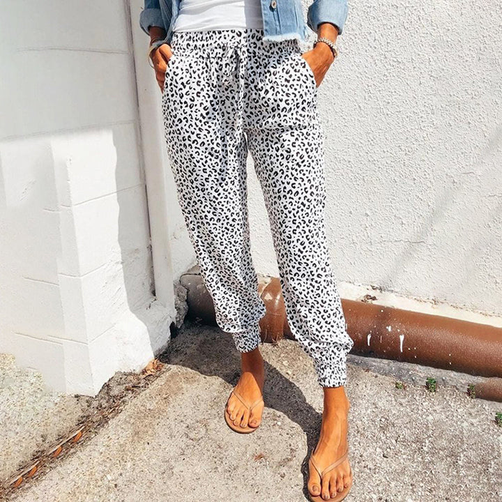 FIONA - Leopardenmuster-hose