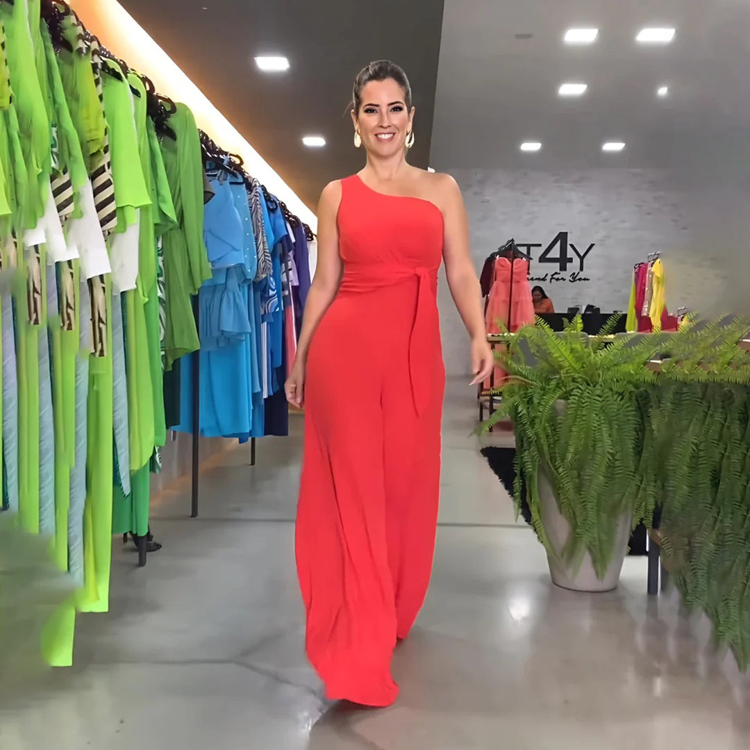 GEORGINA - Stylischer ein-schulter-jumpsuit