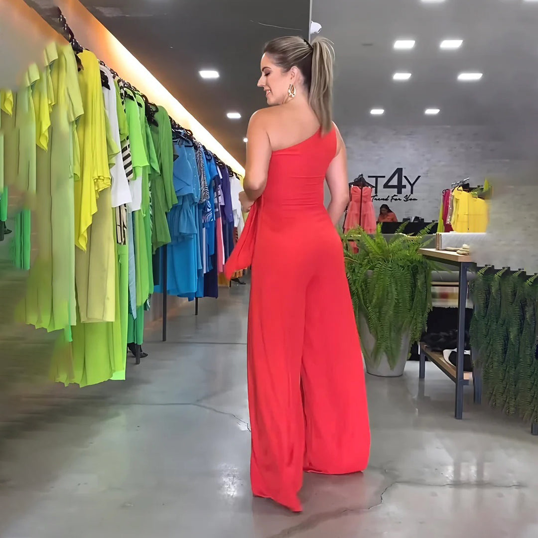 GEORGINA - Stylischer ein-schulter-jumpsuit