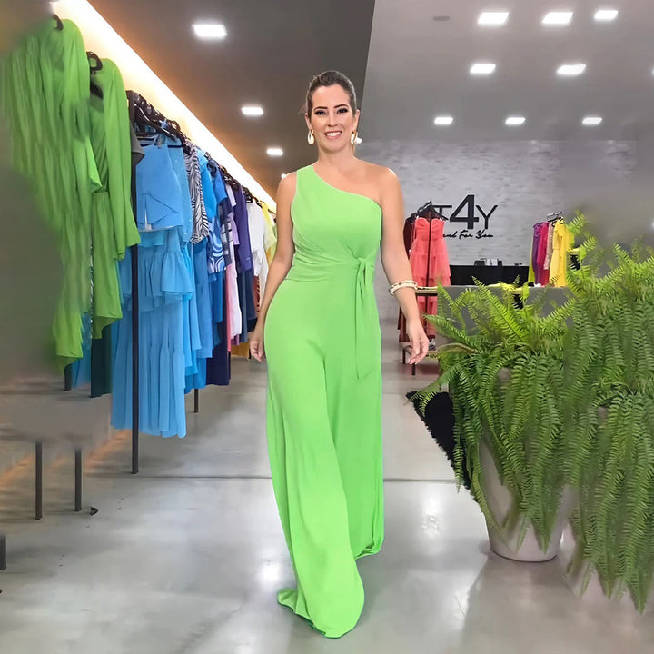 GEORGINA - Stylischer ein-schulter-jumpsuit
