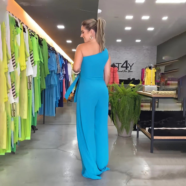 GEORGINA - Stylischer ein-schulter-jumpsuit