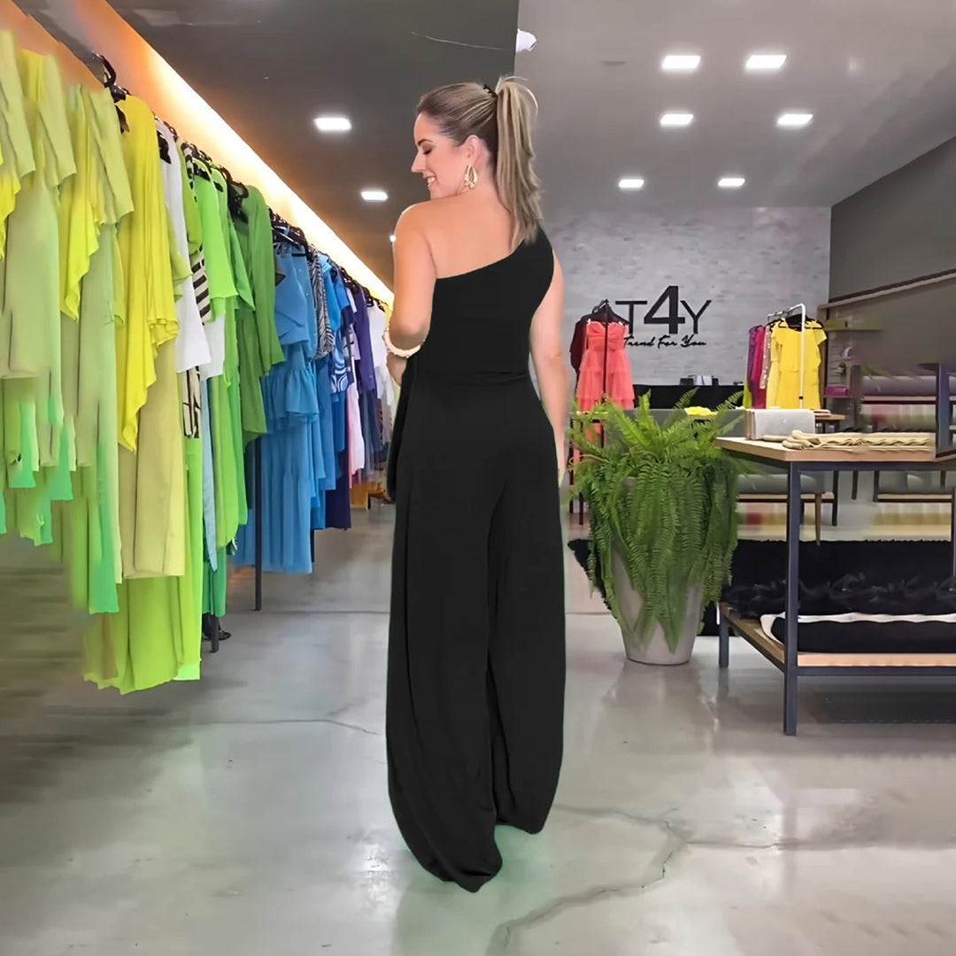 GEORGINA - Stylischer ein-schulter-jumpsuit