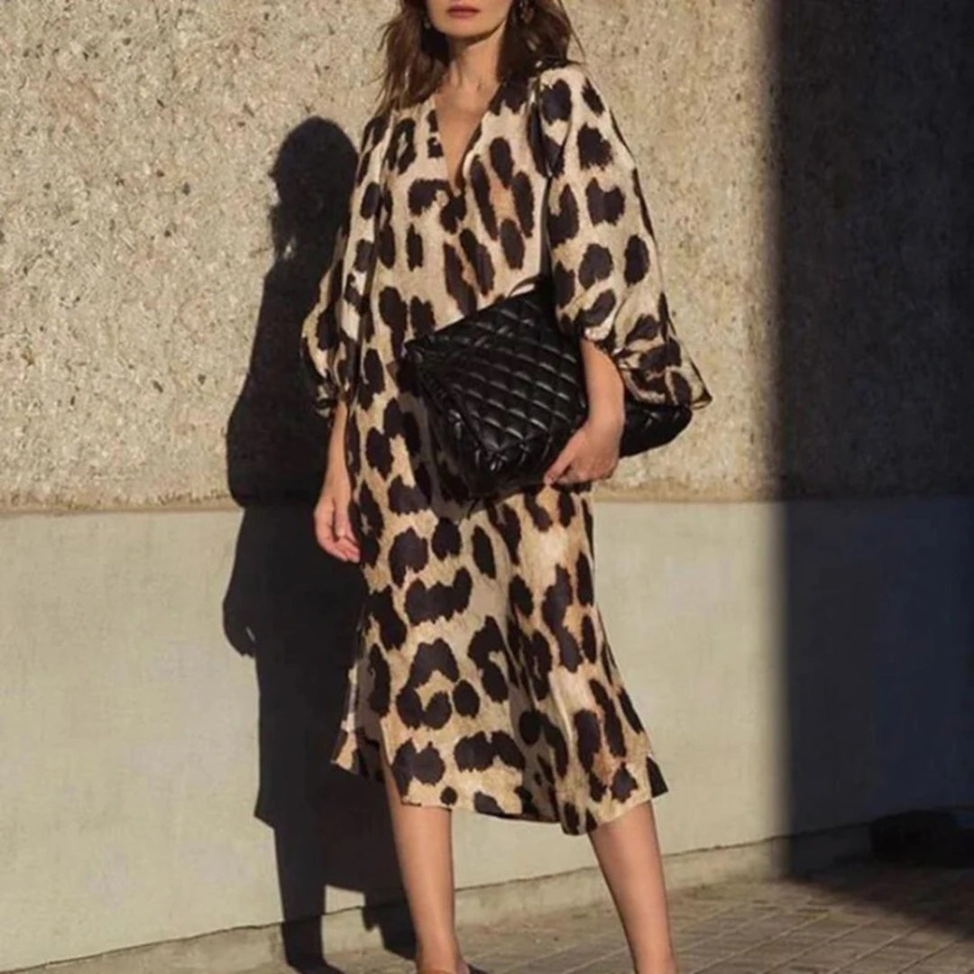 GIULIA - Leopardenmuster-kleid