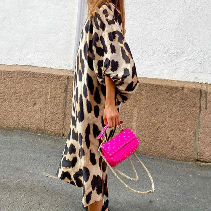 GIULIA - Leopardenmuster-kleid