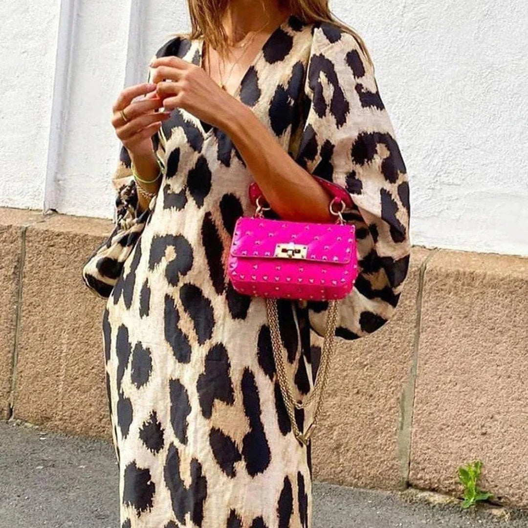 GIULIA - Leopardenmuster-kleid