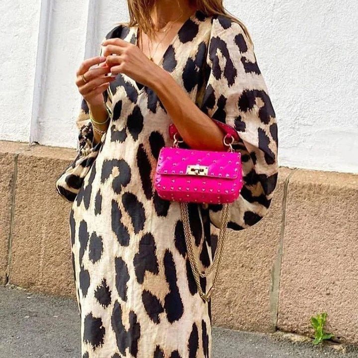 GIULIA - Leopardenmuster-kleid