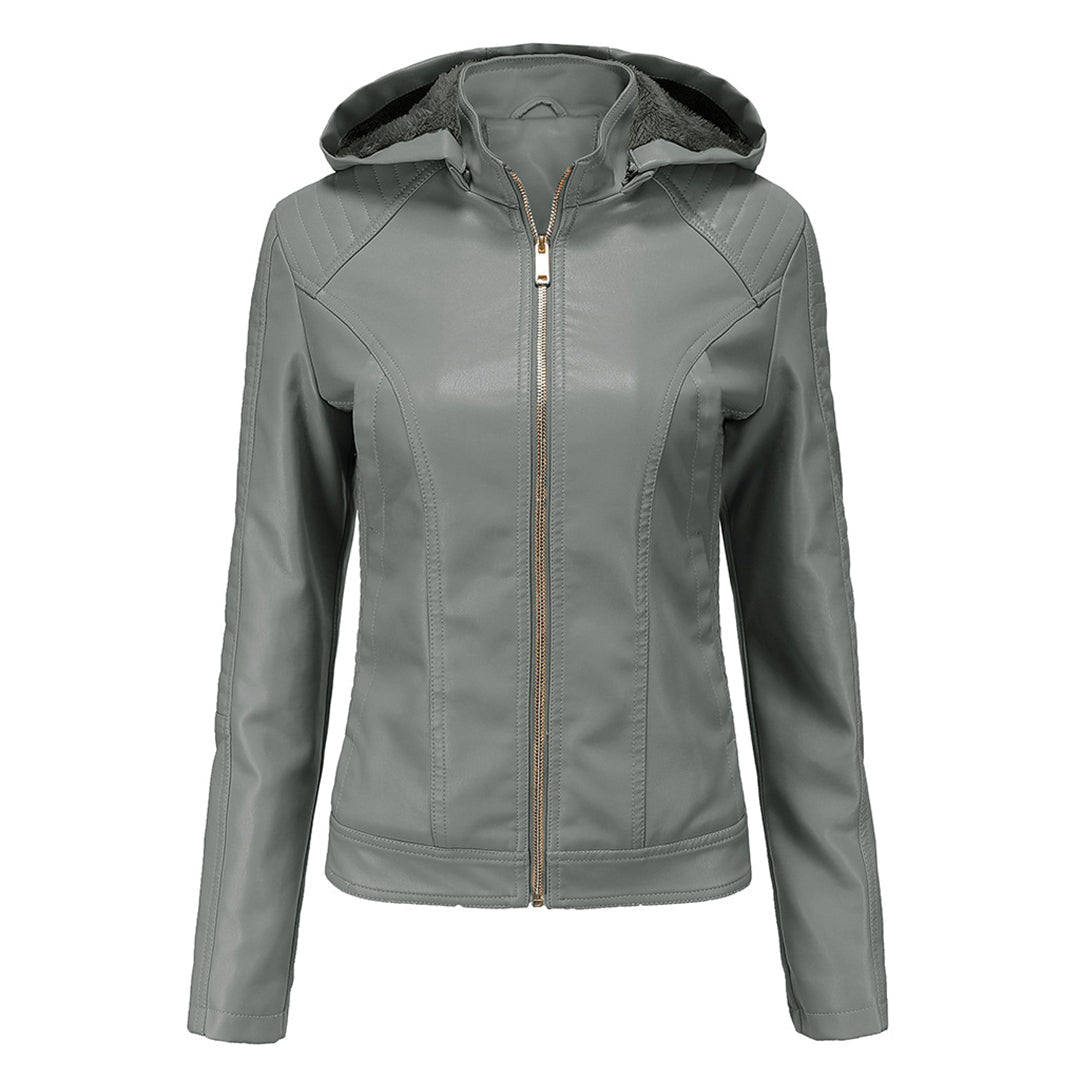 MIRJETE - Stylische lederjacke