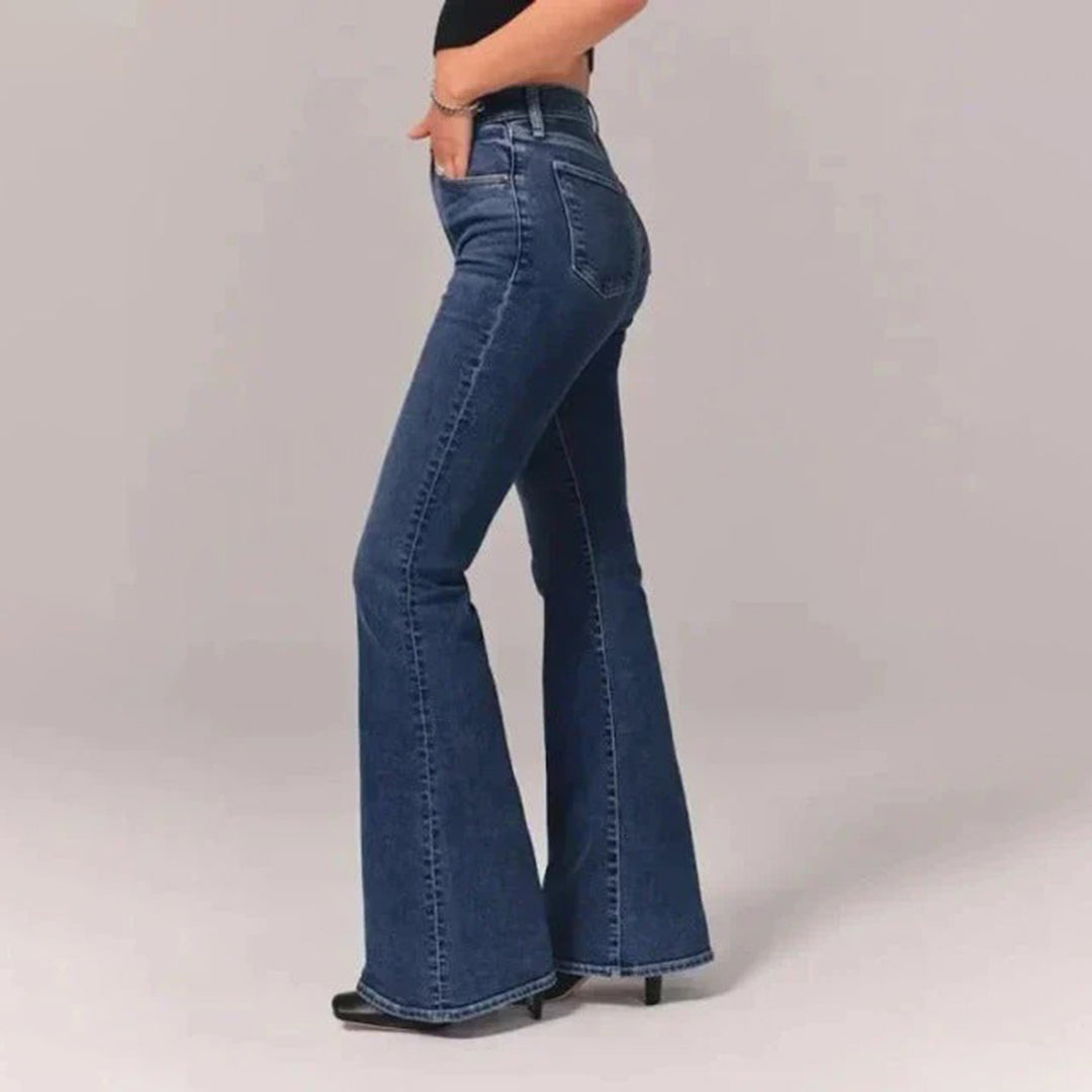 JANE - Schlagjeans mit hoher Taille