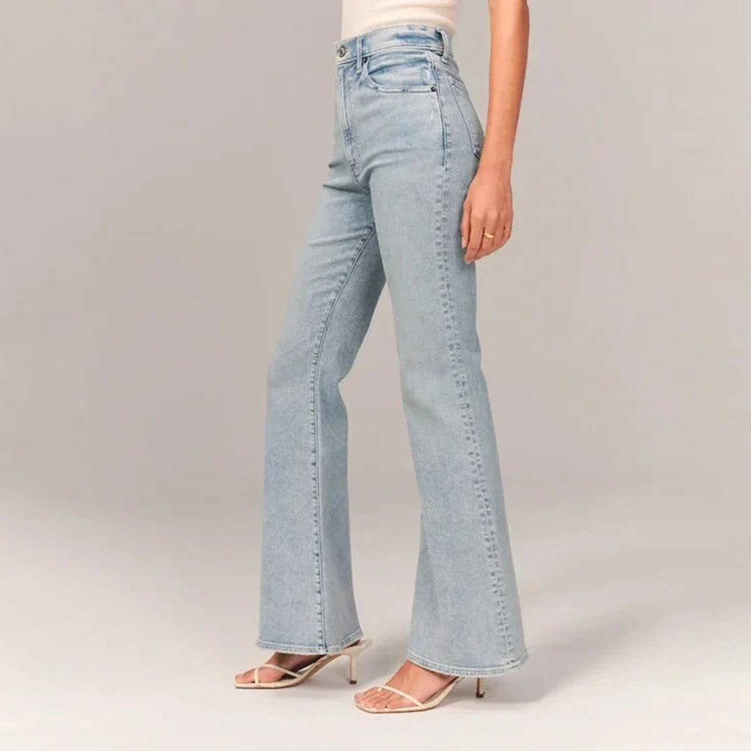 JANE - Schlagjeans mit hoher Taille