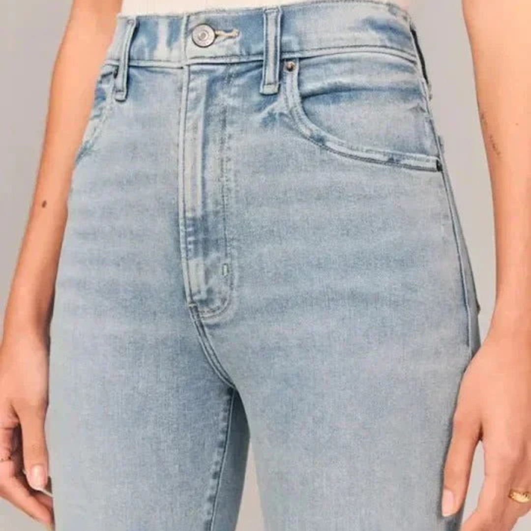 JANE - Schlagjeans mit hoher Taille