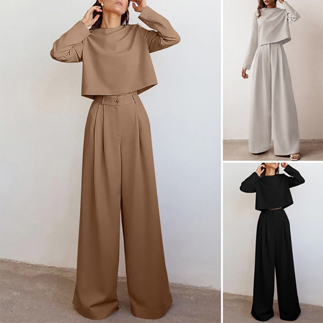KAMIYAH - Elegantes zweiteiliges palazzo-set