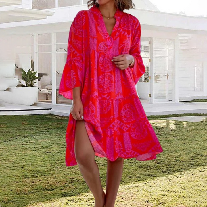 KATALEYA -  Lässiges sommer midikleid