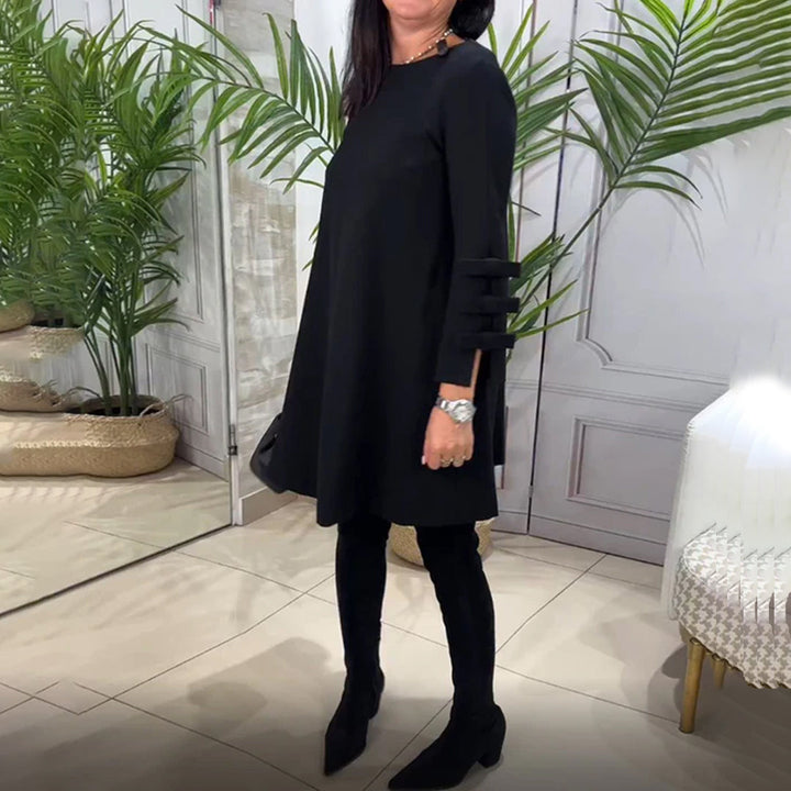 LAURENTIA - Lässiges Kleid mit langen Ärmeln