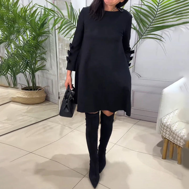 LAURENTIA - Lässiges Kleid mit langen Ärmeln