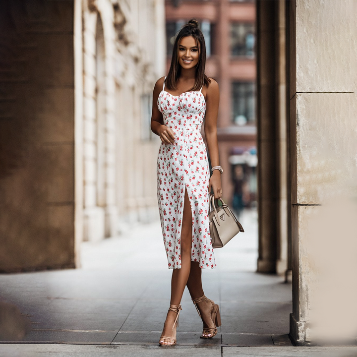 LENI - Maxikleid mit schlitz
