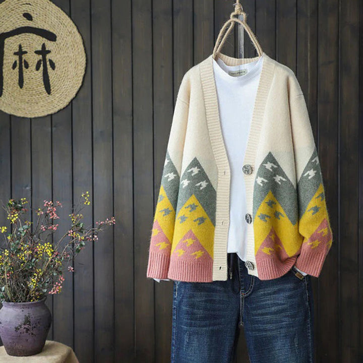 LILIA - Klassische bequeme strickjacke