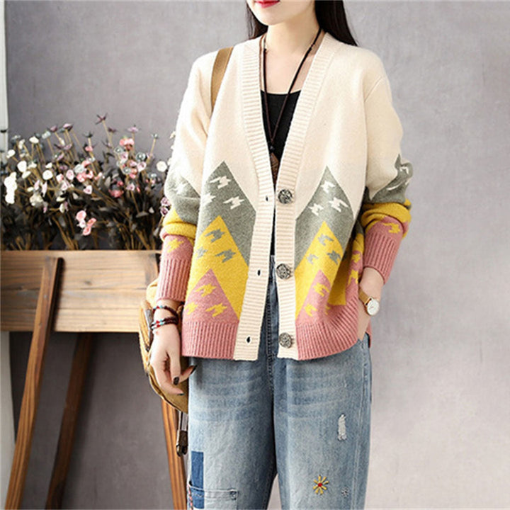 LILIA - Klassische bequeme strickjacke