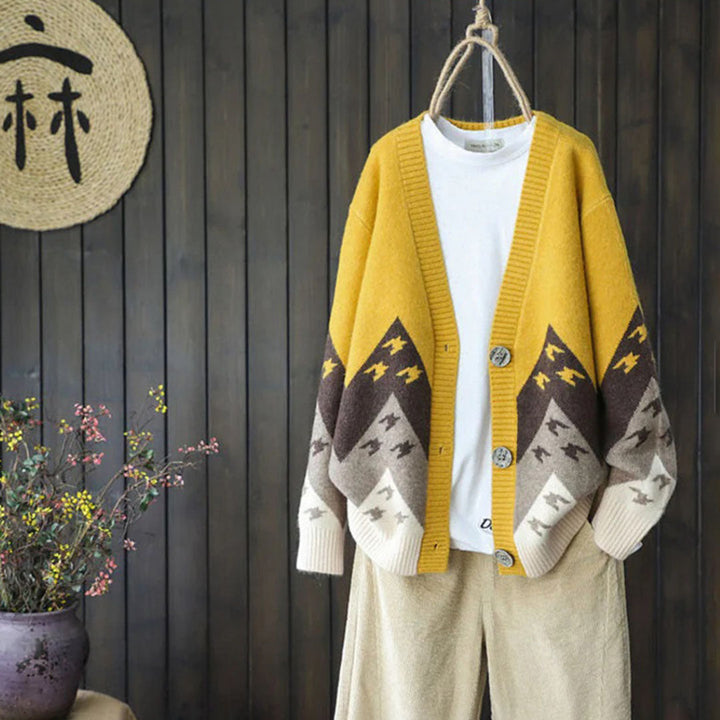 LILIA - Klassische bequeme strickjacke